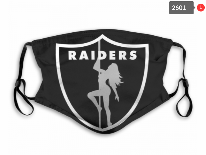 NFL Oakland Raiders #54 Dust mask with filter